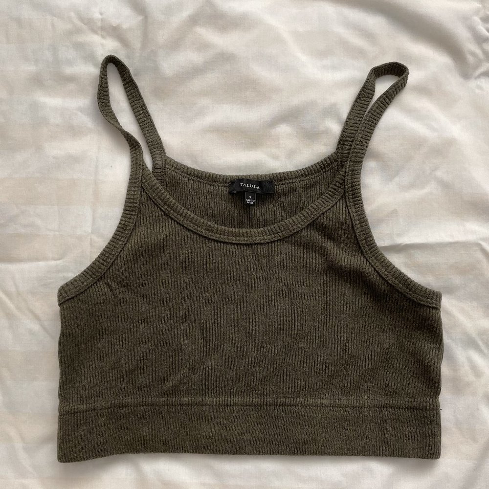 SOLD - Aritzia Talula Ribbed Bra Top